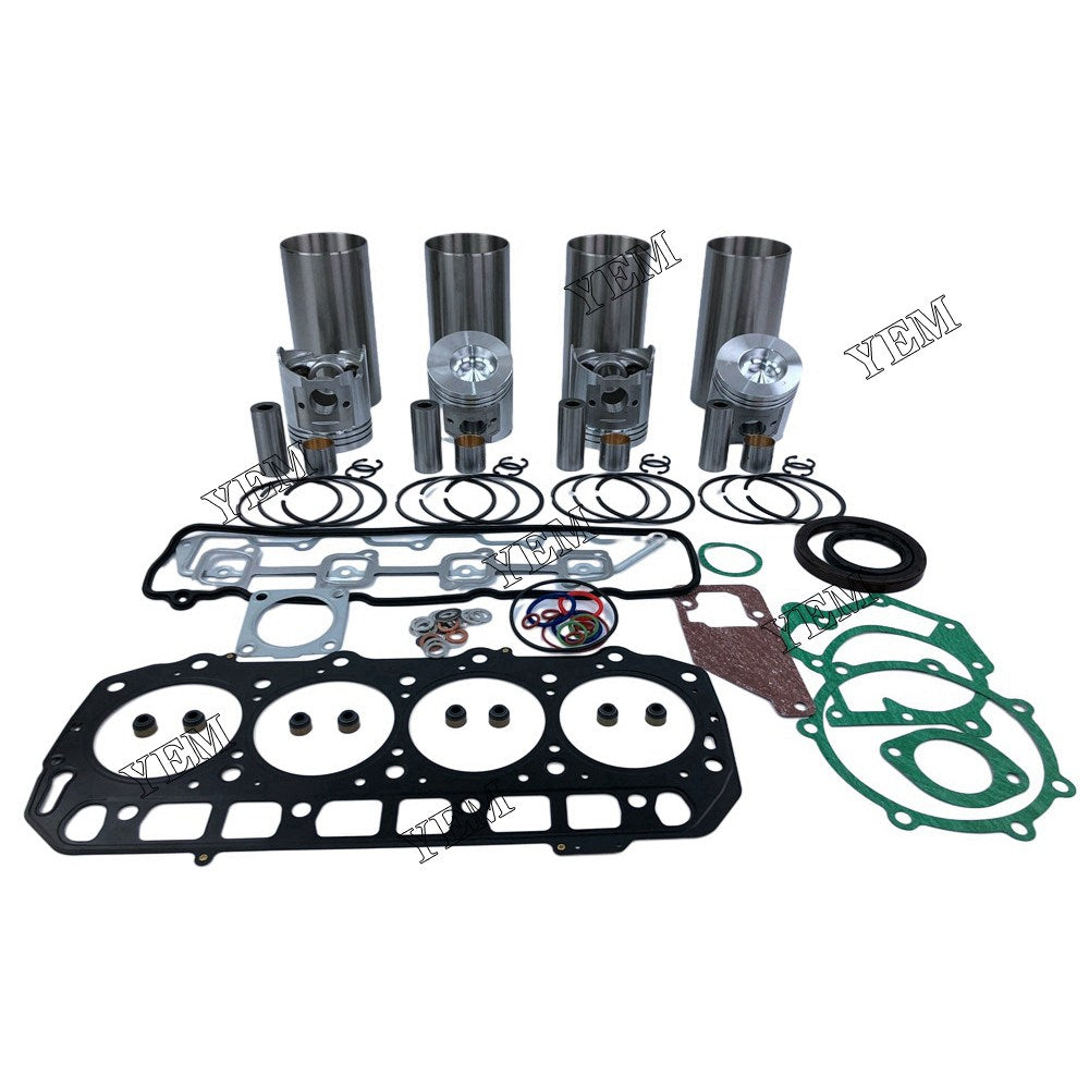 4TNE94 Overhaul Kit With Gasket Set For Yanmar 4 cylinder diesel engine parts