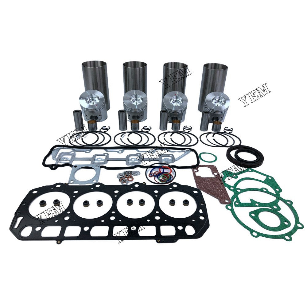 4TNE94 Overhaul Kit With Gasket Set For Yanmar 4 cylinder diesel engine parts For Yanmar