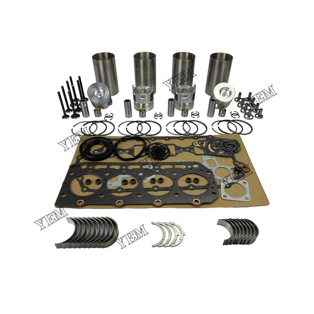 4TNA78 Overhaul Rebuild Kit With Gasket Set Bearing-Valve Train For Yanmar 4 cylinder diesel engine parts For Yanmar