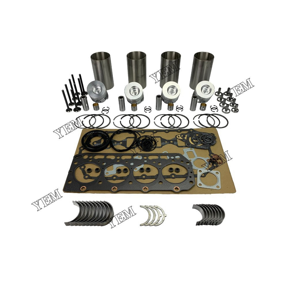 4TNA78 Overhaul Rebuild Kit With Gasket Set Bearing-Valve Train For Yanmar 4 cylinder diesel engine parts For Yanmar