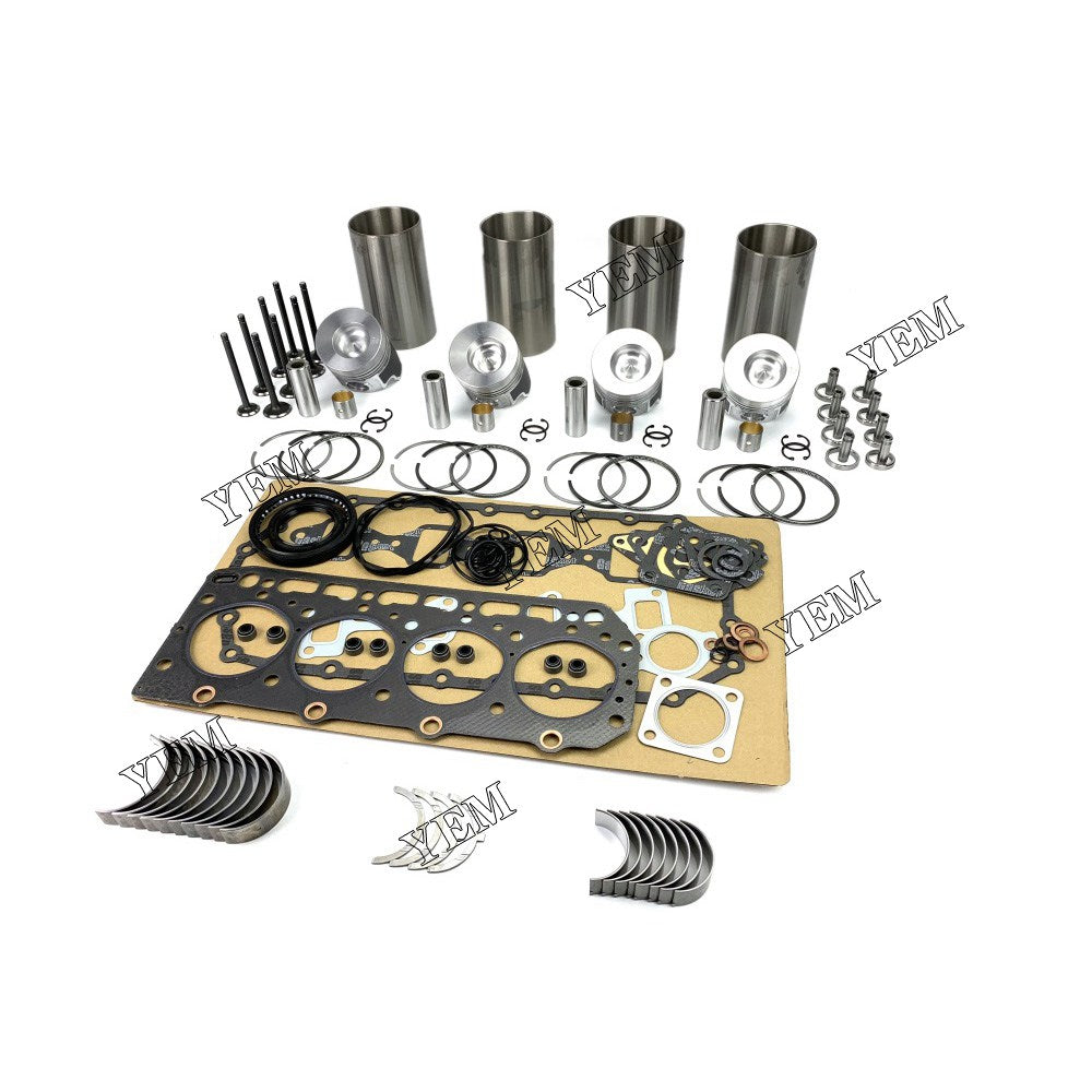 4TNA78 Overhaul Rebuild Kit With Gasket Set Bearing-Valve Train For Yanmar 4 cylinder diesel engine parts For Yanmar