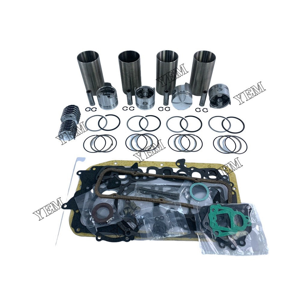 4P Overhaul Rebuild Kit With Gasket Set Bearings For Toyota 4 cylinder diesel engine parts For Toyota