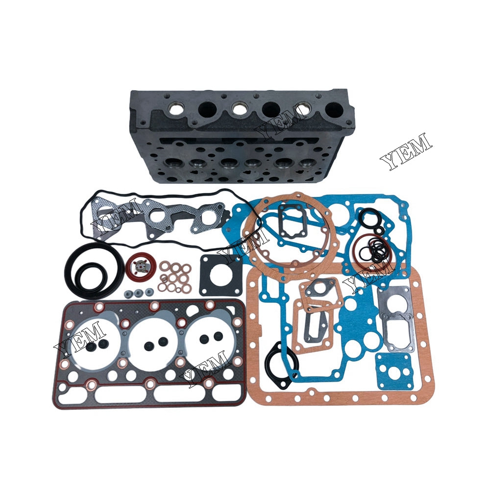 durable Cylinder Head With Full Gasket Kit For Kubota D1503 Engine Parts