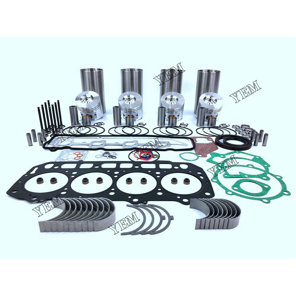 4TNE98-IDI Overhaul Rebuild Kit With Gasket Set Bearing-Valve Train For Yanmar 4 cylinder diesel engine parts