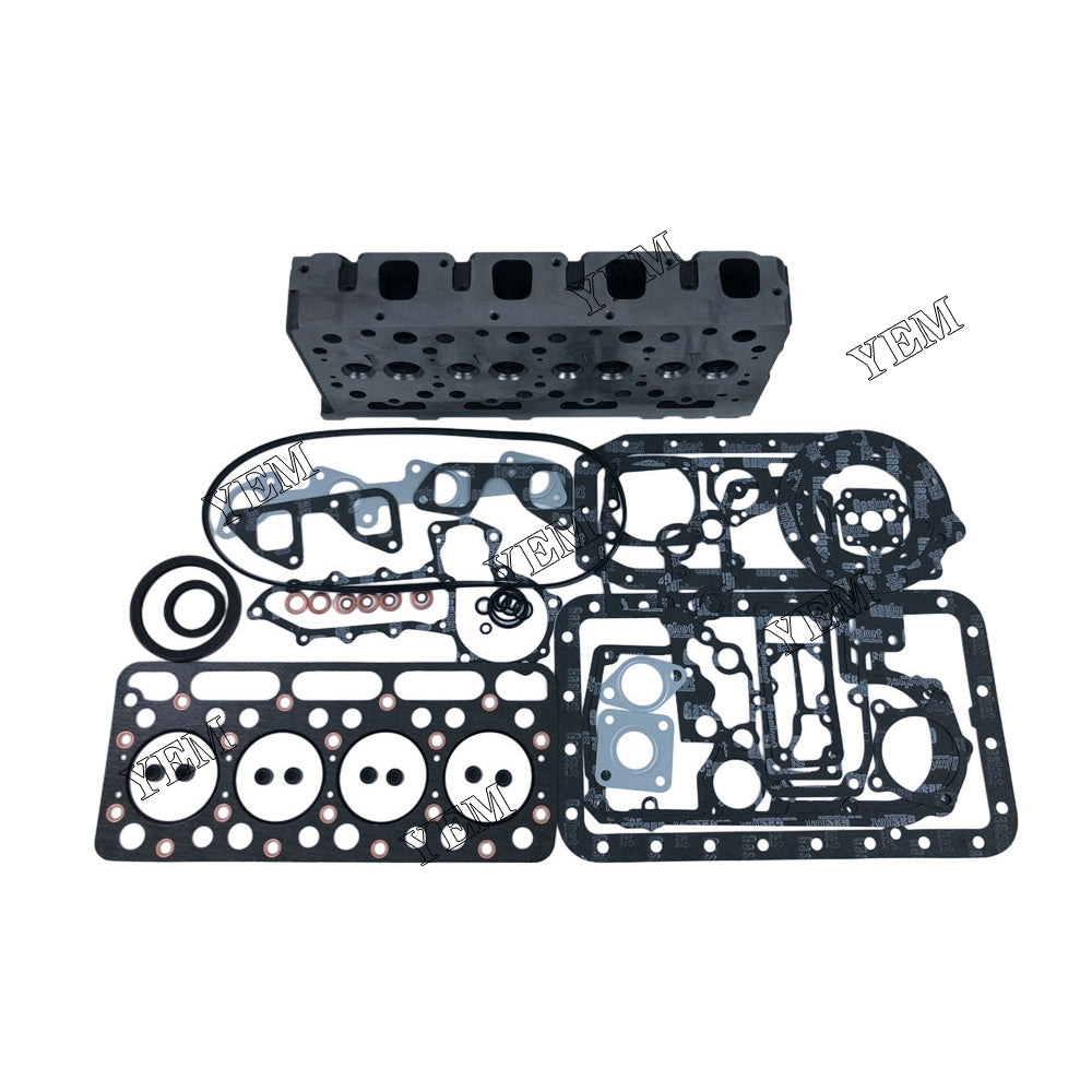 durable Cylinder Head With Full Gasket Kit For Kubota V1512 Engine Parts