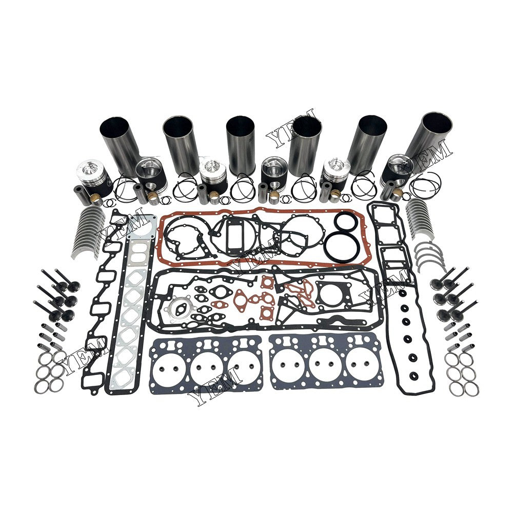 DE12 Overhaul Rebuild Kit For Doosan Daewoo 6 cylinder diesel engine parts For Doosan Daewoo