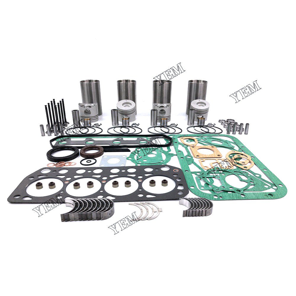 K4F Overhaul Rebuild Kit With Gasket Set Bearing-Valve Train For Mitsubishi 4 cylinder diesel engine parts For Mitsubishi