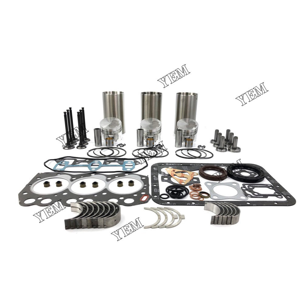 3TNE66 Overhaul Rebuild Kit With Gasket Set Bearing-Valve Train For Yanmar 3 cylinder diesel engine parts For Yanmar