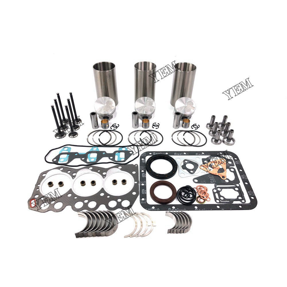 3TNE66 Overhaul Rebuild Kit With Gasket Set Bearing-Valve Train For Yanmar 3 cylinder diesel engine parts For Yanmar