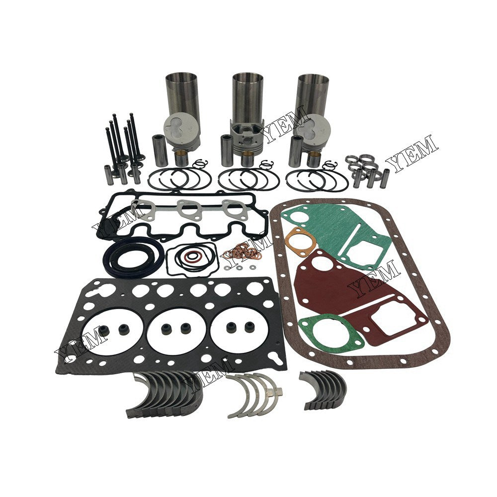 3LB1 Overhaul Rebuild Kit With Gasket Set Bearing-Valve Train For isuzu 3 cylinder diesel engine parts