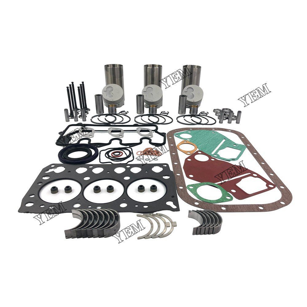 3LB1 Overhaul Rebuild Kit With Gasket Set Bearing-Valve Train For isuzu 3 cylinder diesel engine parts For isuzu