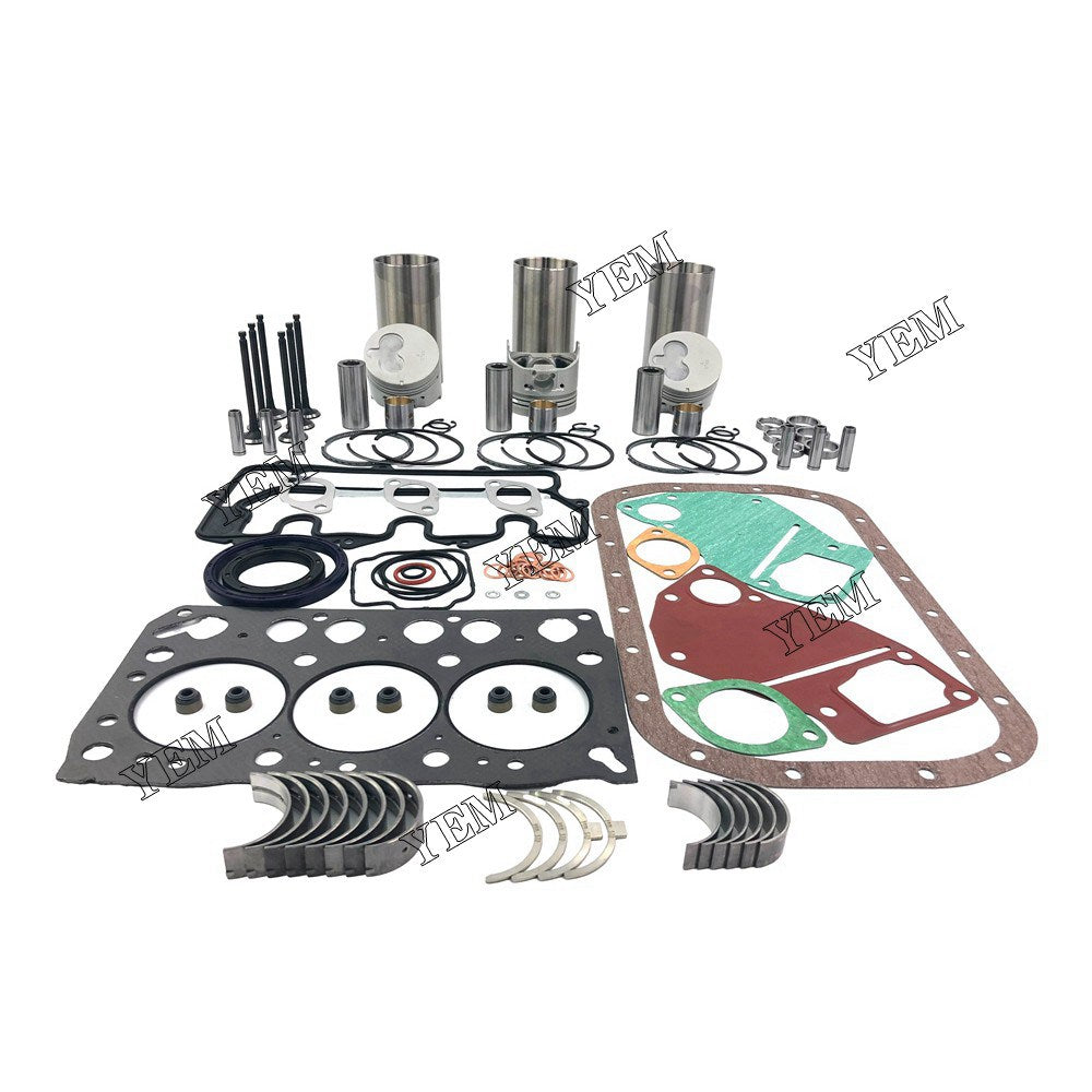 3LB1 Overhaul Rebuild Kit With Gasket Set Bearing-Valve Train For isuzu 3 cylinder diesel engine parts For isuzu