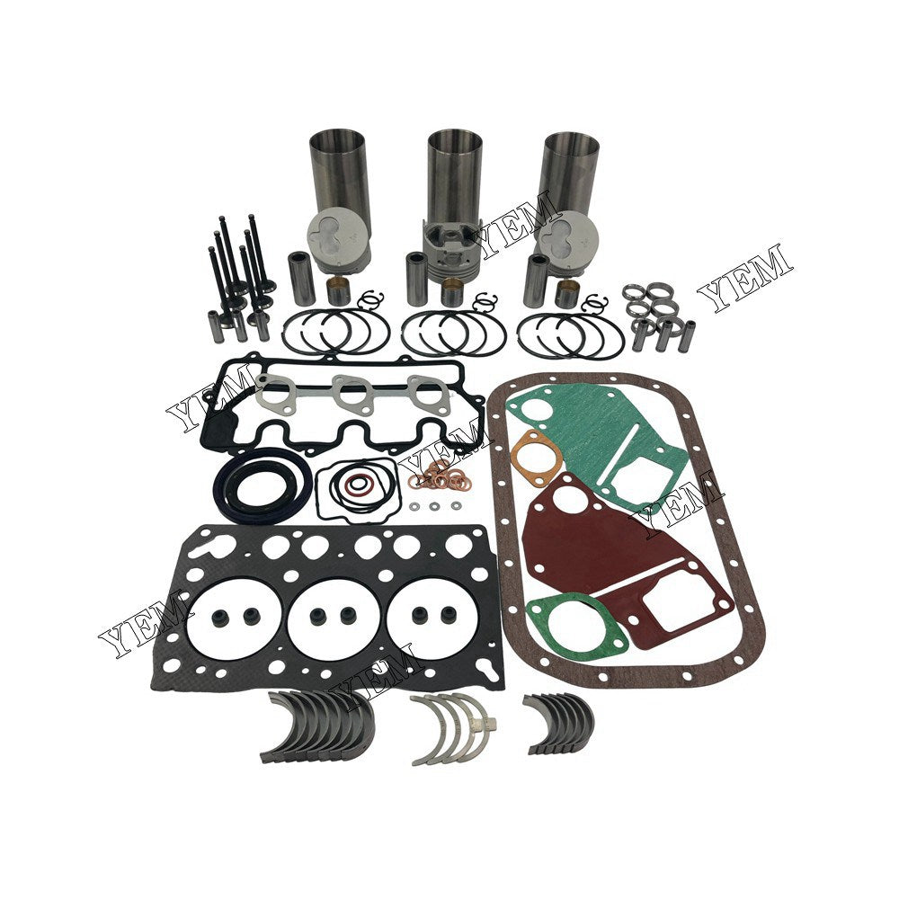 3LB1 Overhaul Rebuild Kit With Gasket Set Bearing-Valve Train For isuzu 3 cylinder diesel engine parts For isuzu