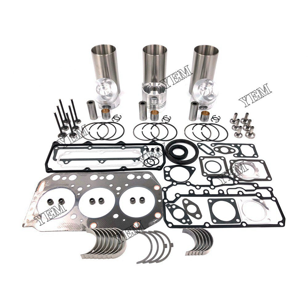 3TN100 Overhaul Rebuild Kit With Gasket Set Bearing-Valve Train For Yanmar 3 cylinder diesel engine parts