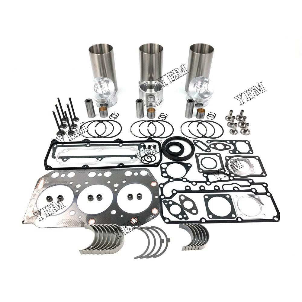 3TN100 Overhaul Rebuild Kit With Gasket Set Bearing-Valve Train For Yanmar 3 cylinder diesel engine parts For Yanmar