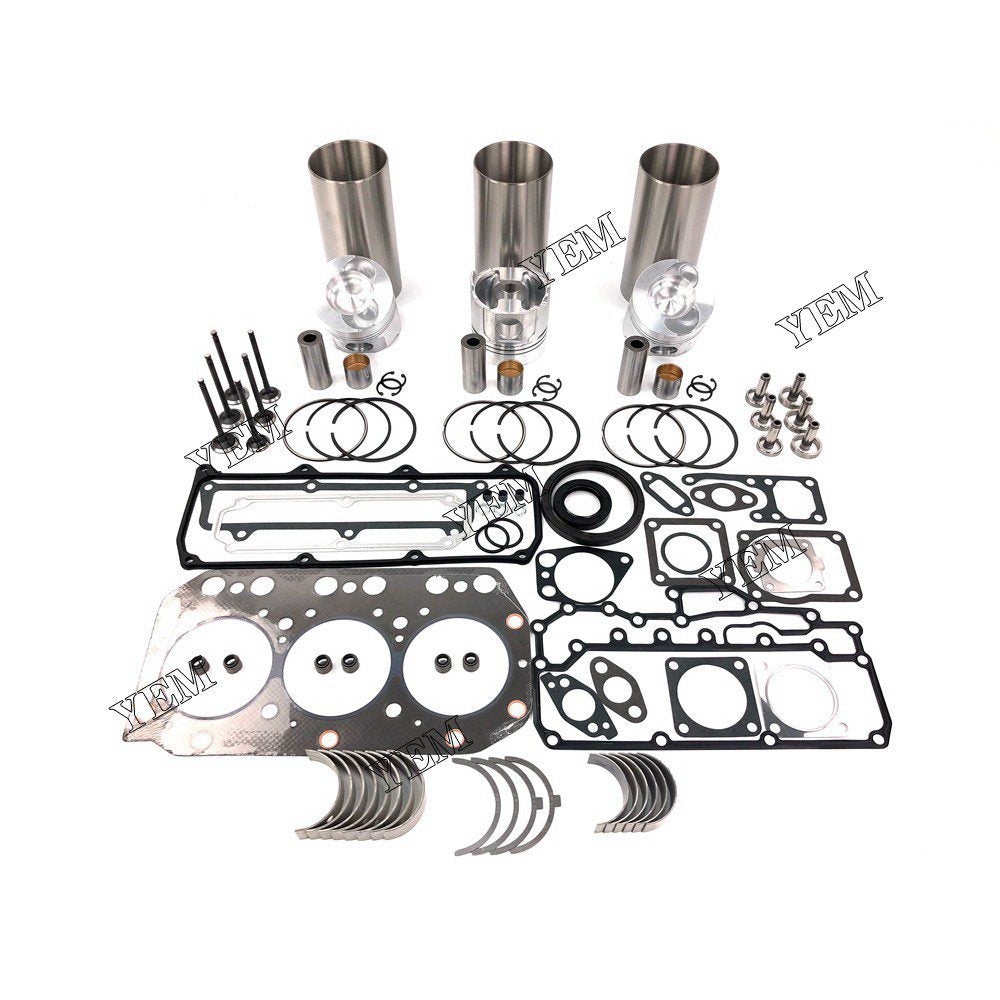 3TN100 Overhaul Rebuild Kit With Gasket Set Bearing-Valve Train For Yanmar 3 cylinder diesel engine parts For Yanmar