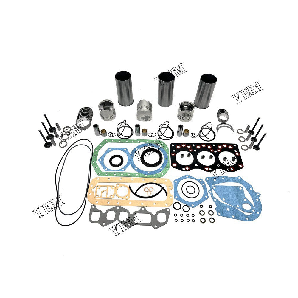 3AD1 Overhaul Rebuild Kit With Gasket Set Bearing-Valve Train For isuzu 3 cylinder diesel engine parts