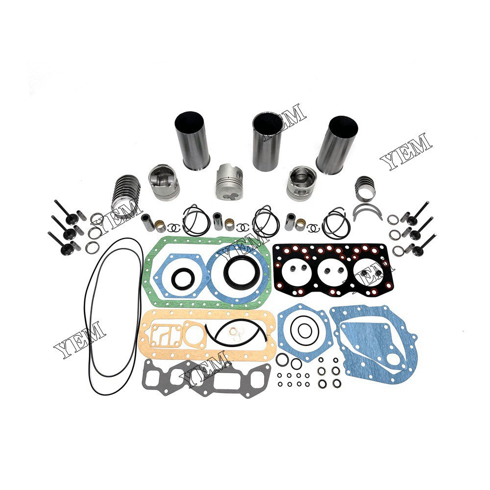 3AD1 Overhaul Rebuild Kit With Gasket Set Bearing-Valve Train For isuzu 3 cylinder diesel engine parts For isuzu