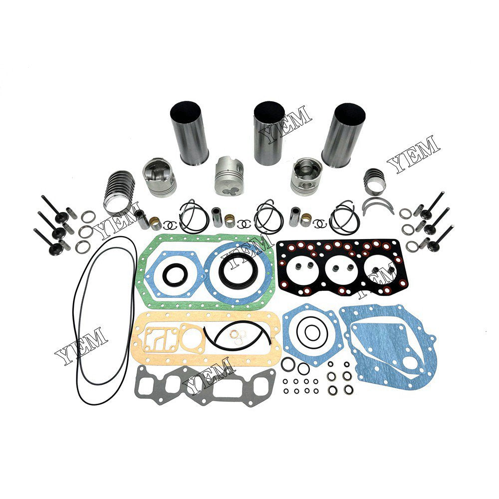 3AD1 Overhaul Rebuild Kit With Gasket Set Bearing-Valve Train For isuzu 3 cylinder diesel engine parts For isuzu