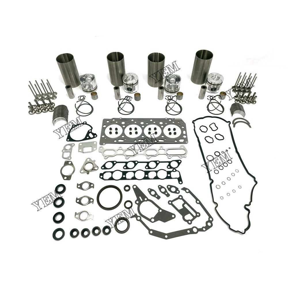 4D56 Overhaul Rebuild Kit With Gasket Set Bearing-Valve Train For Mitsubishi 4 cylinder diesel engine parts For Mitsubishi