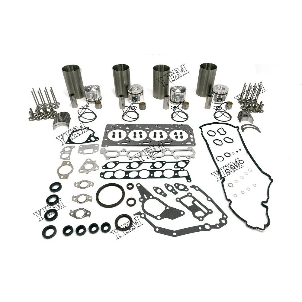 4D56 Overhaul Rebuild Kit With Gasket Set Bearing-Valve Train For Mitsubishi 4 cylinder diesel engine parts For Mitsubishi