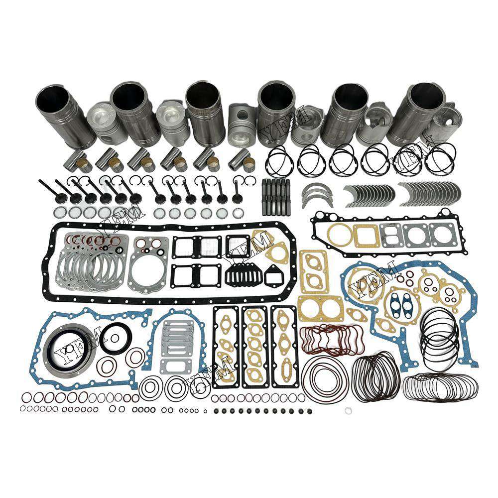 6D22 Overhaul Rebuild Kit With Gasket Set Bearing-Valve Train ME052447 For Mitsubishi 6 cylinder diesel engine parts For Mitsubishi