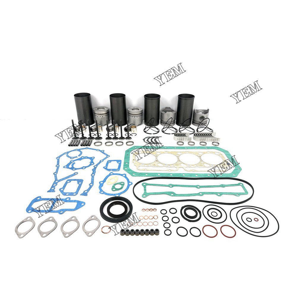 WO4D Overhaul Rebuild Kit With Gasket Set Bearing For Hino 4 cylinder diesel engine parts