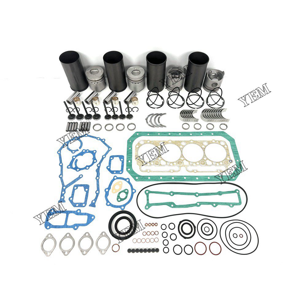 WO4D Overhaul Rebuild Kit With Gasket Set Bearing For Hino 4 cylinder diesel engine parts For Hino