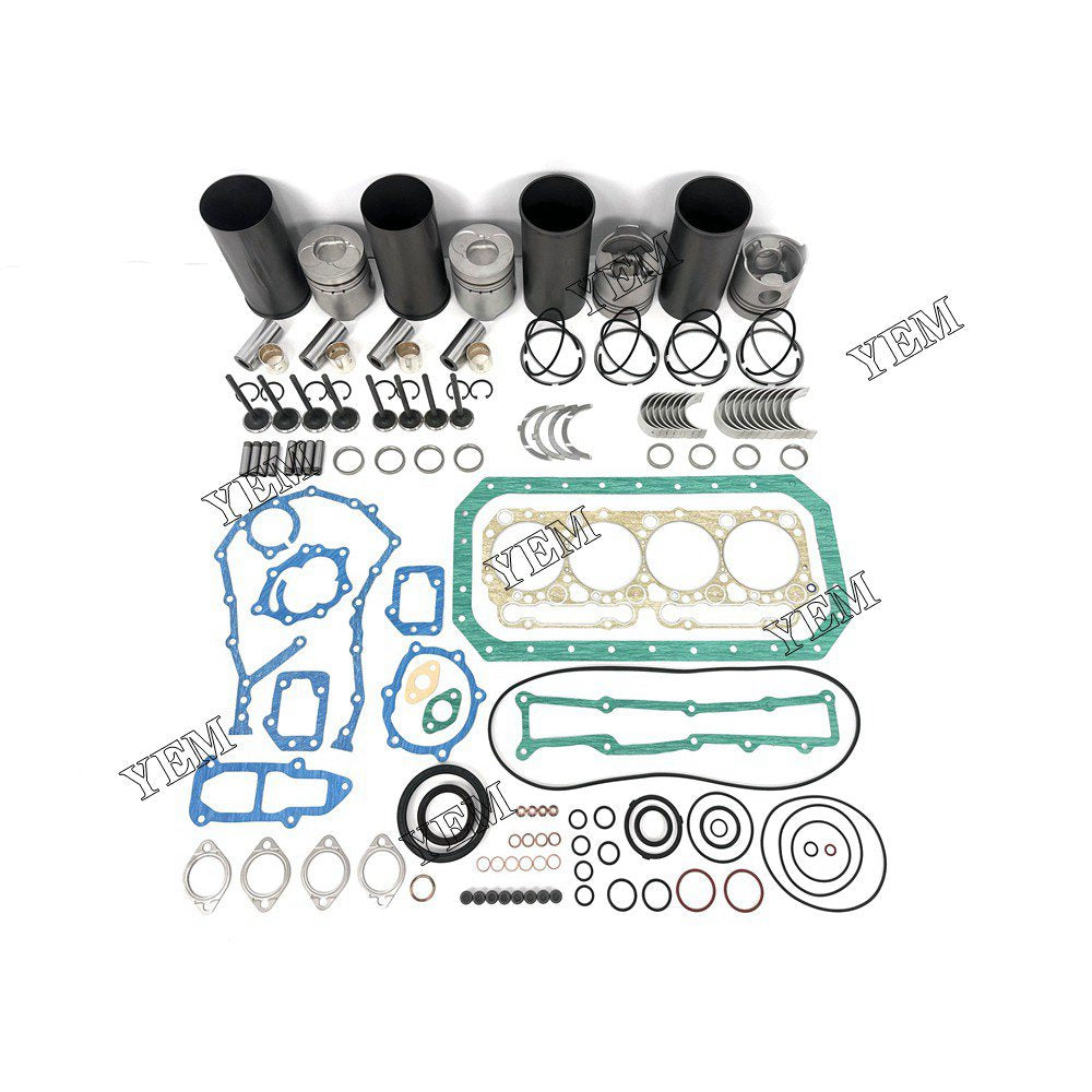 WO4D Overhaul Rebuild Kit With Gasket Set Bearing For Hino 4 cylinder diesel engine parts For Hino