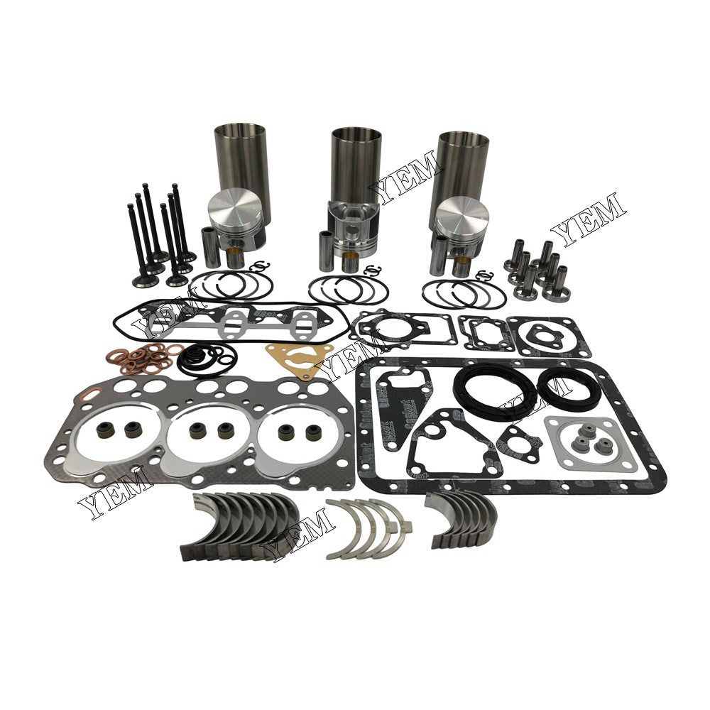 3TN72 Overhaul Rebuild Kit With Gasket Set Bearing-Valve Train For Yanmar 3 cylinder diesel engine parts For Yanmar