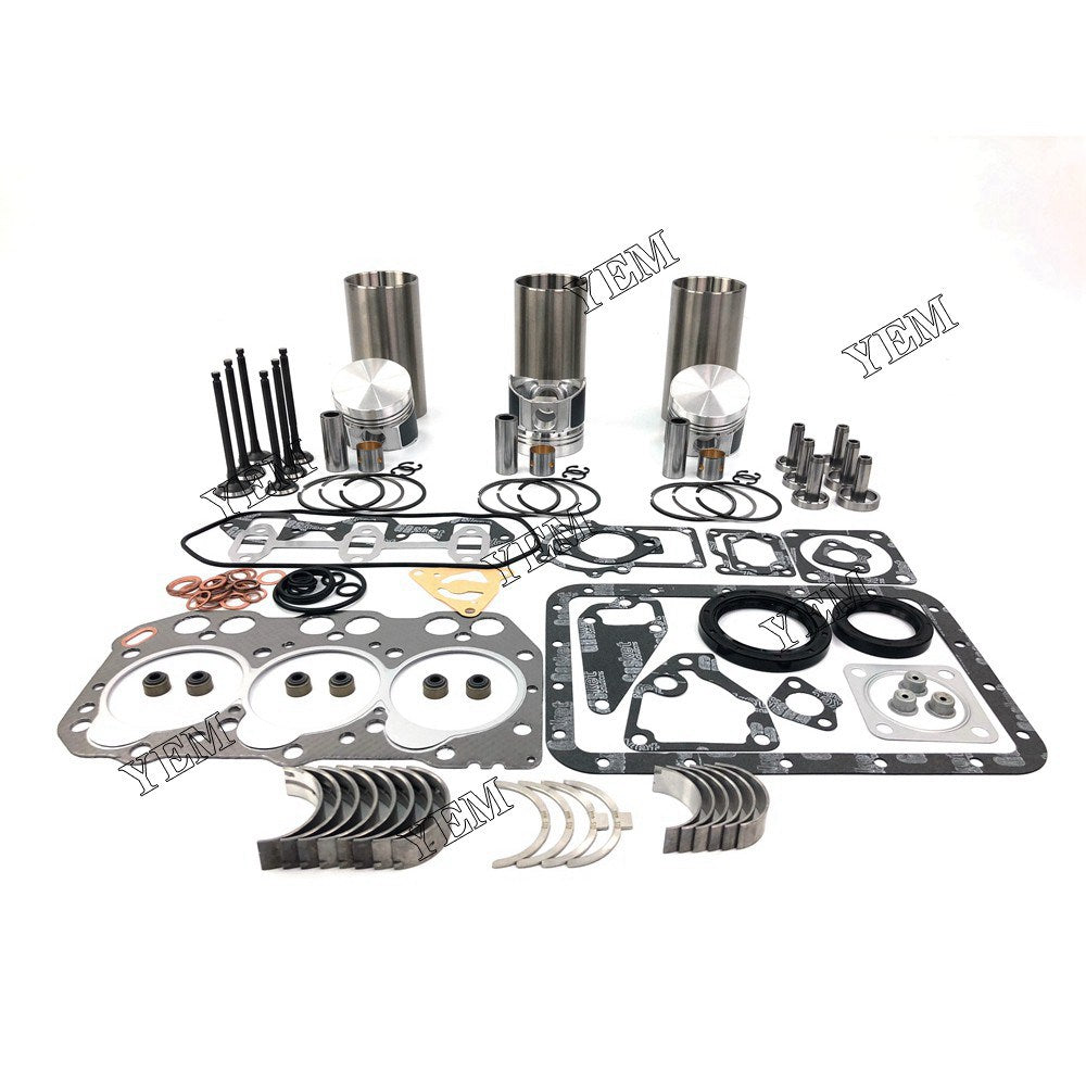 3TN72 Overhaul Rebuild Kit With Gasket Set Bearing-Valve Train For Yanmar 3 cylinder diesel engine parts For Yanmar