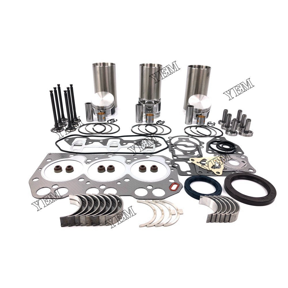 3TNA68 Overhaul Rebuild Kit With Gasket Set Bearing-Valve Train For Yanmar 3 cylinder diesel engine parts