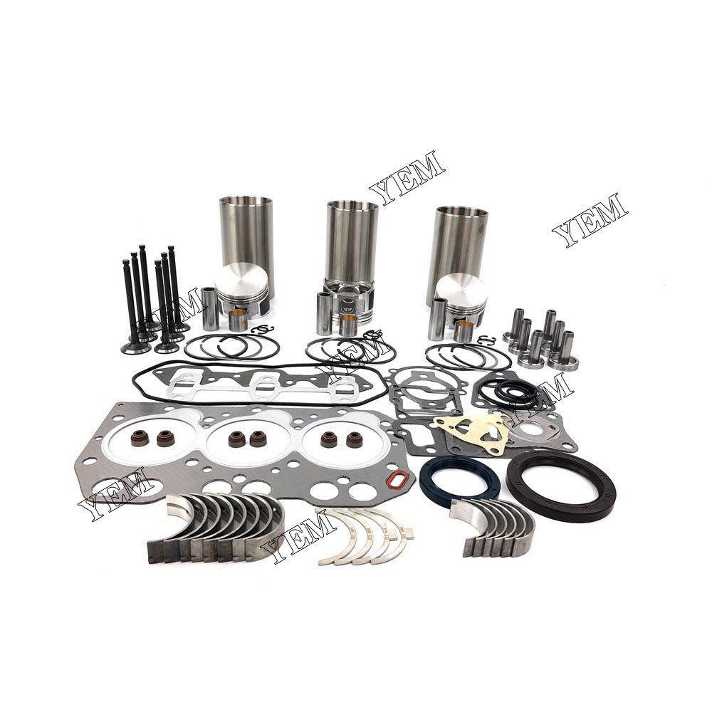 3TNA68 Overhaul Rebuild Kit With Gasket Set Bearing-Valve Train For Yanmar 3 cylinder diesel engine parts For Yanmar