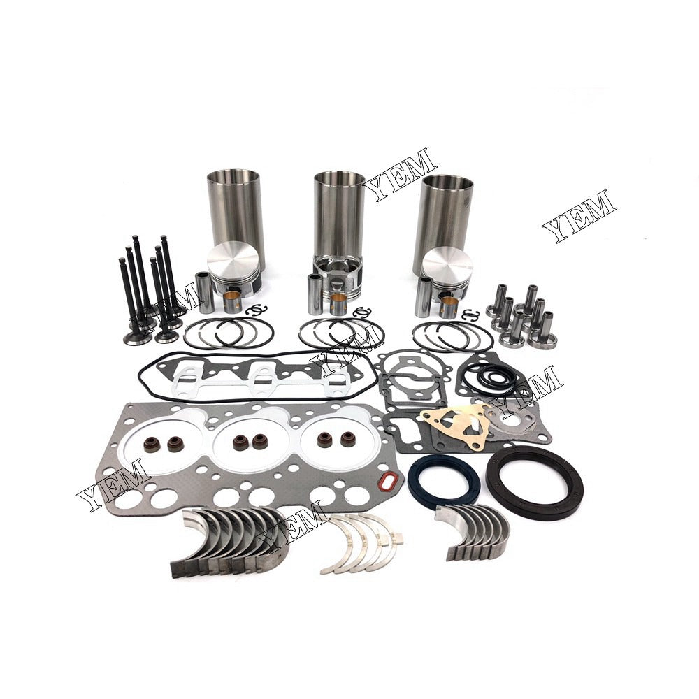 3TNA68 Overhaul Rebuild Kit With Gasket Set Bearing-Valve Train For Yanmar 3 cylinder diesel engine parts For Yanmar