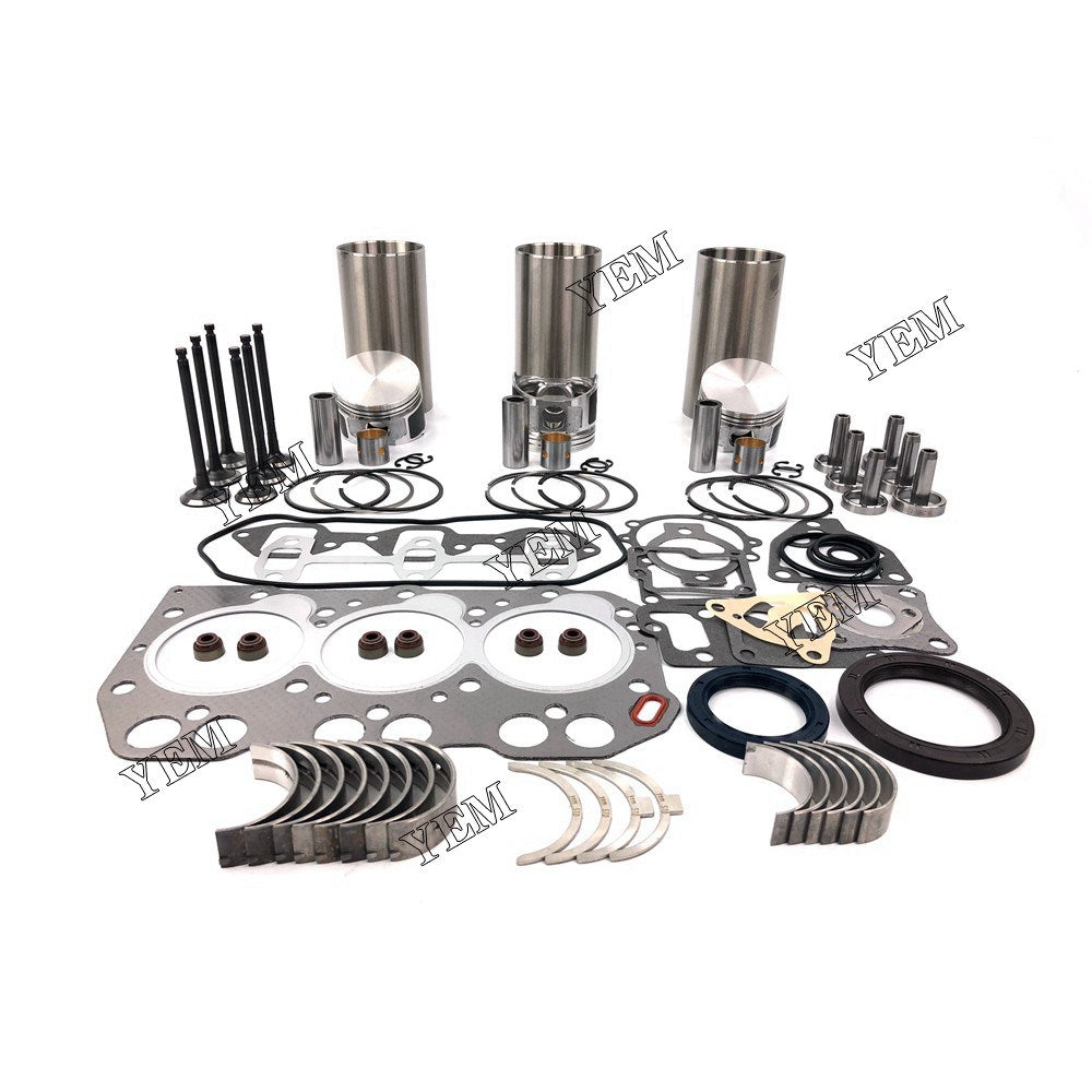 3TNA68 Overhaul Rebuild Kit With Gasket Set Bearing-Valve Train For Yanmar 3 cylinder diesel engine parts For Yanmar