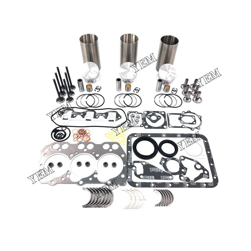 3TNE72 Overhaul Rebuild Kit With Gasket Set Bearing-Valve Train For Yanmar 3 cylinder diesel engine parts For Yanmar