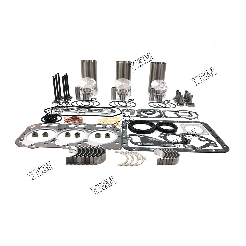 3TNE72 Overhaul Rebuild Kit With Gasket Set Bearing-Valve Train For Yanmar 3 cylinder diesel engine parts For Yanmar