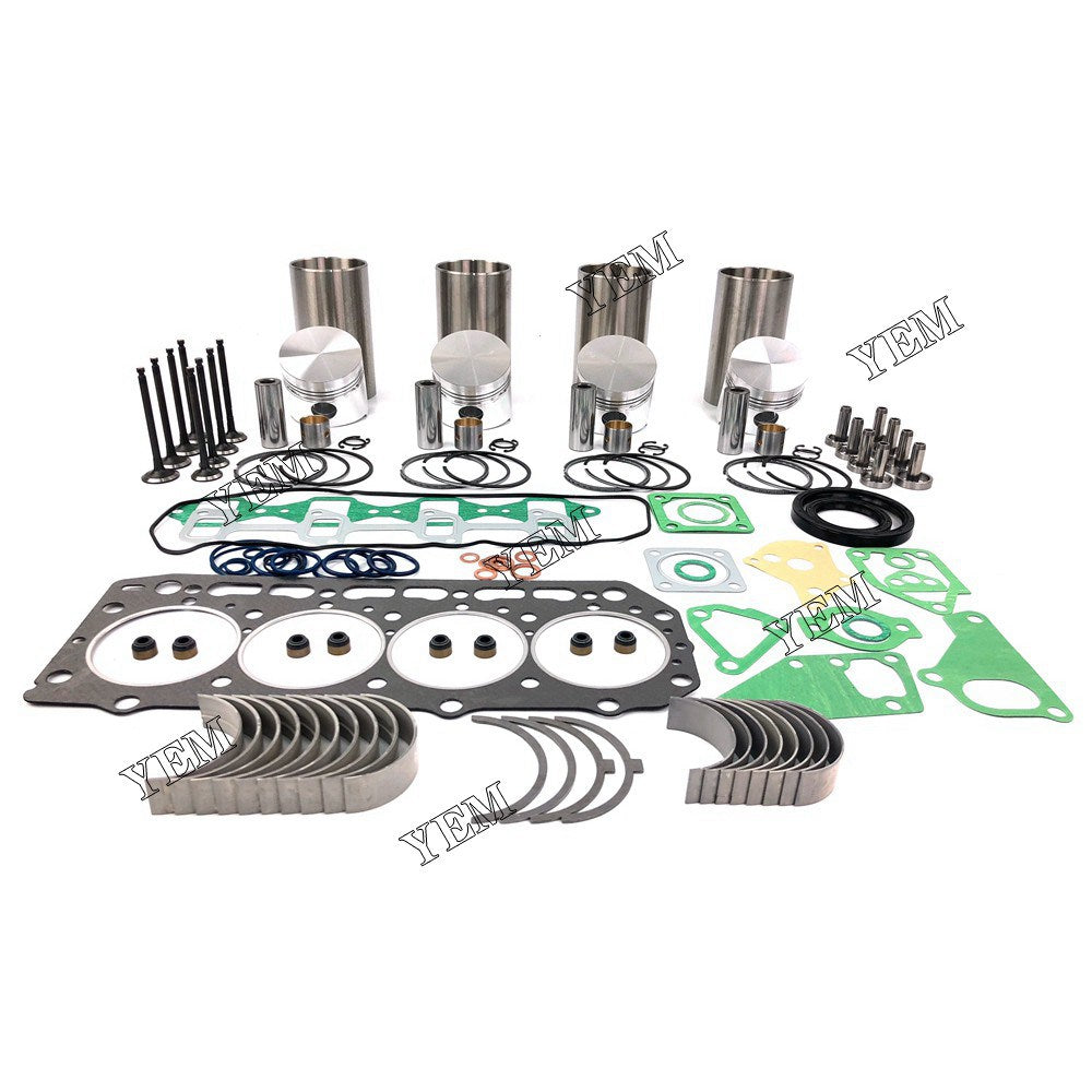 4D84-1 Overhaul Rebuild Kit With Gasket Set Bearing-Valve Train For Yanmar 4 cylinder diesel engine parts For Yanmar