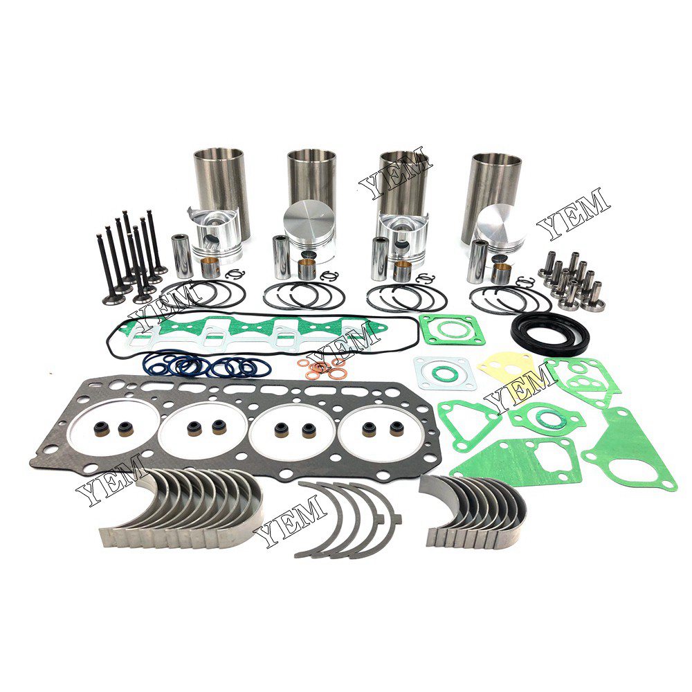 4D84-1 Overhaul Rebuild Kit With Gasket Set Bearing-Valve Train For Yanmar 4 cylinder diesel engine parts For Yanmar