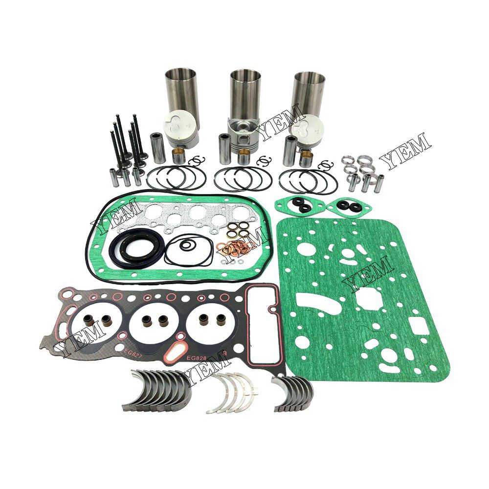 3KC2 Overhaul Rebuild Kit With Gasket Set Bearing-Valve Train For isuzu 3 cylinder diesel engine parts