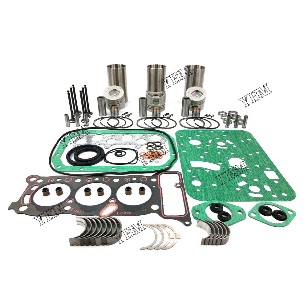 3KC2 Overhaul Rebuild Kit With Gasket Set Bearing-Valve Train For isuzu 3 cylinder diesel engine parts For isuzu