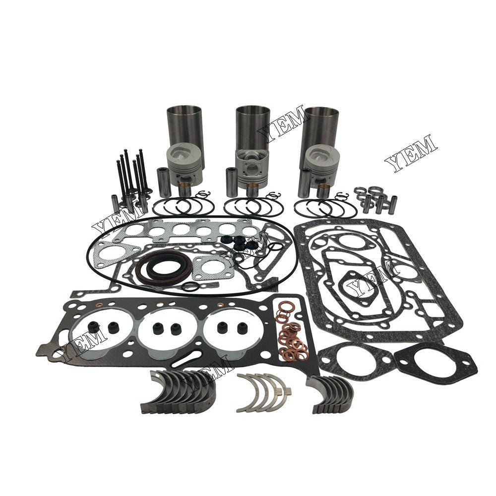 3KR2 Overhaul Rebuild Kit With Gasket Set Bearing-Valve Train For isuzu 3 cylinder diesel engine parts