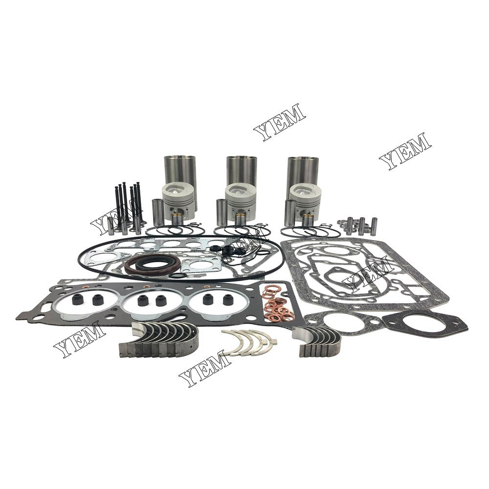 3KR2 Overhaul Rebuild Kit With Gasket Set Bearing-Valve Train For isuzu 3 cylinder diesel engine parts For isuzu