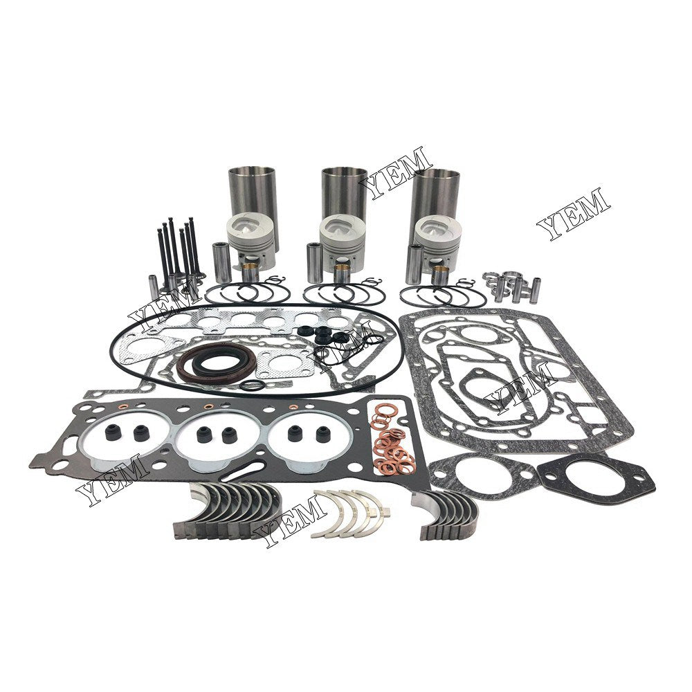 3KR2 Overhaul Rebuild Kit With Gasket Set Bearing-Valve Train For isuzu 3 cylinder diesel engine parts For isuzu