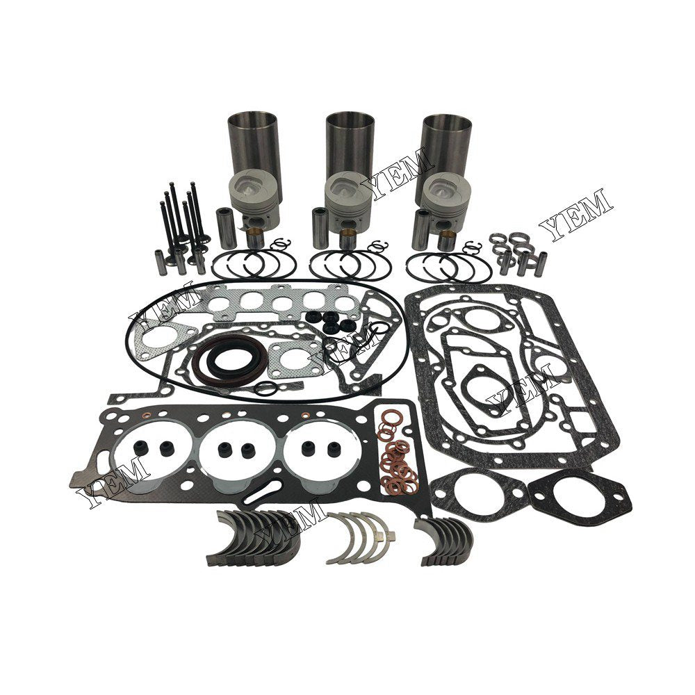 3KR2 Overhaul Rebuild Kit With Gasket Set Bearing-Valve Train For isuzu 3 cylinder diesel engine parts For isuzu