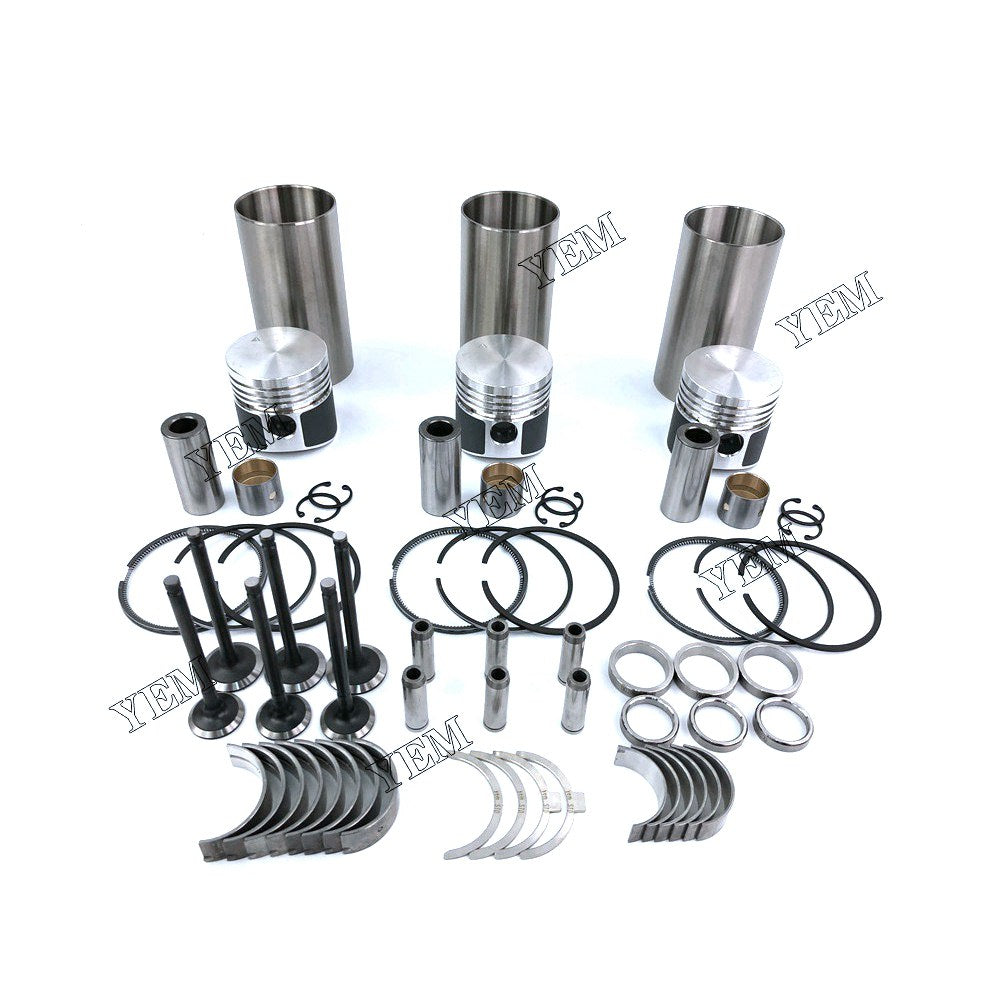 K3Bƽͷ/˫Ҷ Overhaul Rebuild Kit For Mitsubishi 3 cylinder diesel engine parts For Mitsubishi