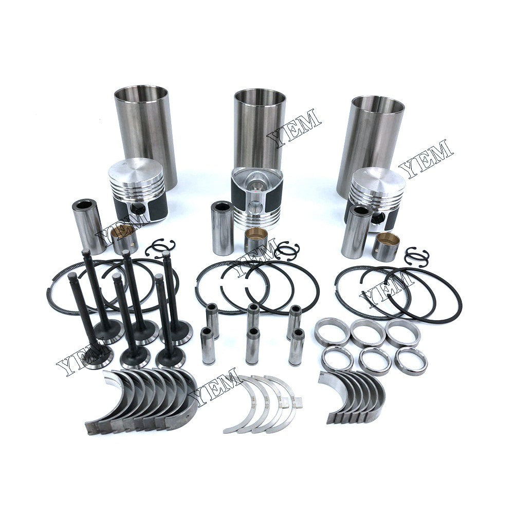 K3Bƽͷ/˫Ҷ Overhaul Rebuild Kit For Mitsubishi 3 cylinder diesel engine parts For Mitsubishi