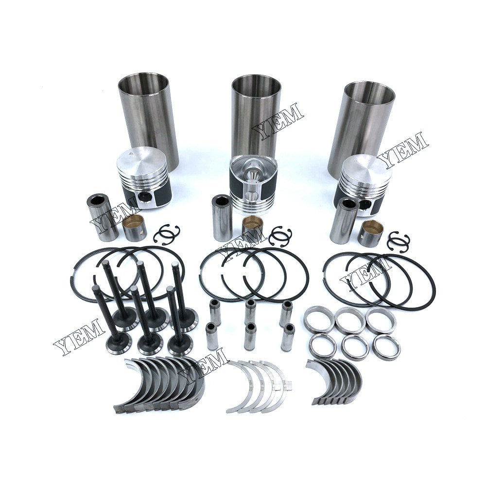 K3Bƽͷ/˫Ҷ Overhaul Rebuild Kit For Mitsubishi 3 cylinder diesel engine parts For Mitsubishi