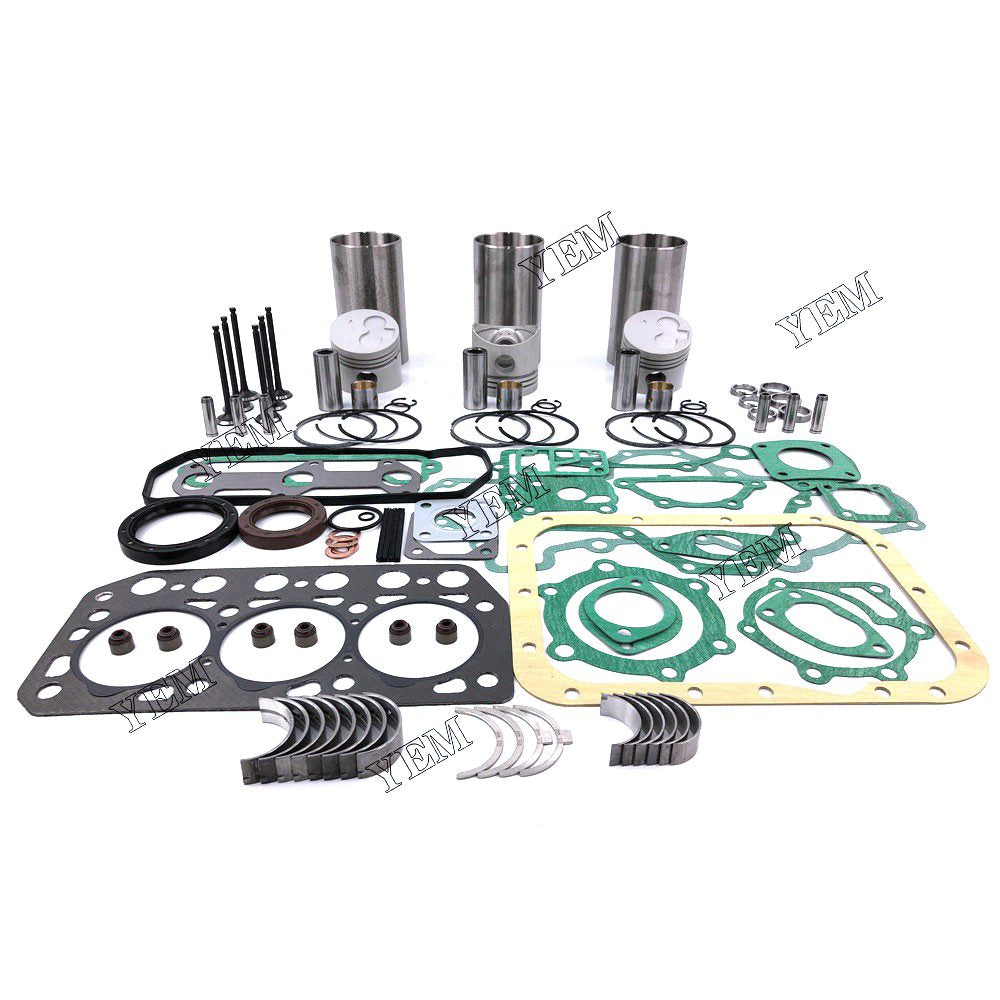 K3F-IDI Overhaul Rebuild Kit With Gasket Set Bearing-Valve Train For Mitsubishi 3 cylinder diesel engine parts