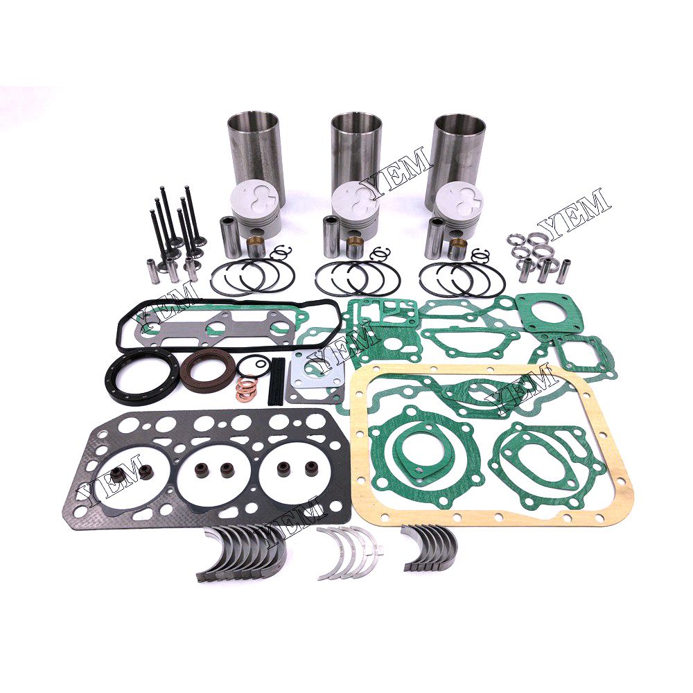 K3F-IDI Overhaul Rebuild Kit With Gasket Set Bearing-Valve Train For Mitsubishi 3 cylinder diesel engine parts For Mitsubishi